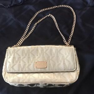 Michael Kors Gold Shoulder Bag